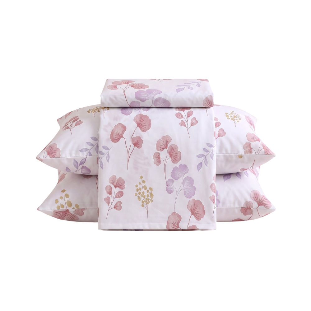 Inspire Raeanna 100% Cotton Fitted Sheet Set