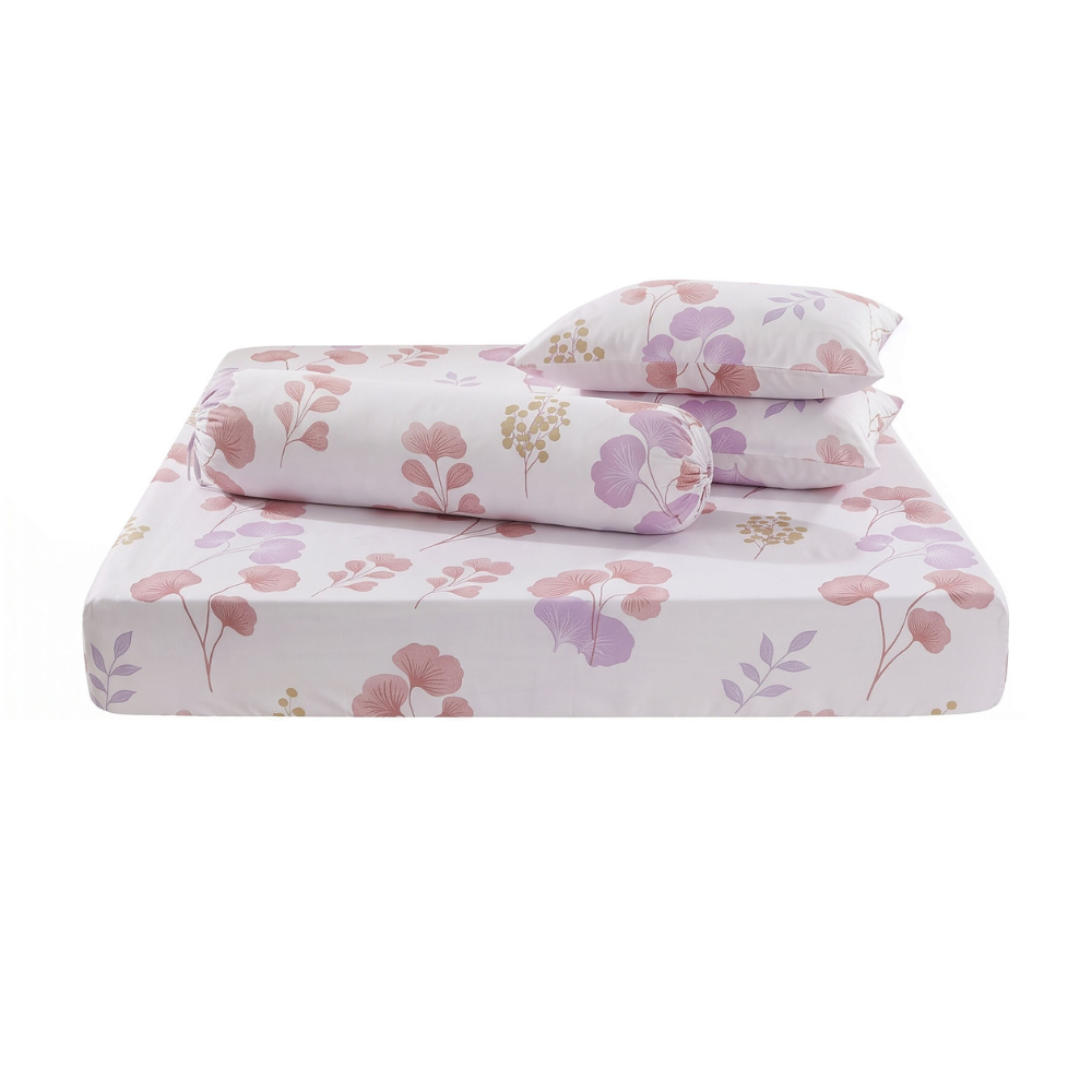 Inspire Raeanna 100% Cotton Fitted Sheet Set