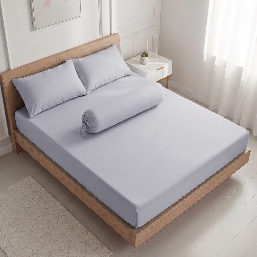 Premium 90 GSM Microfiber Solid Colour Bedding Sets