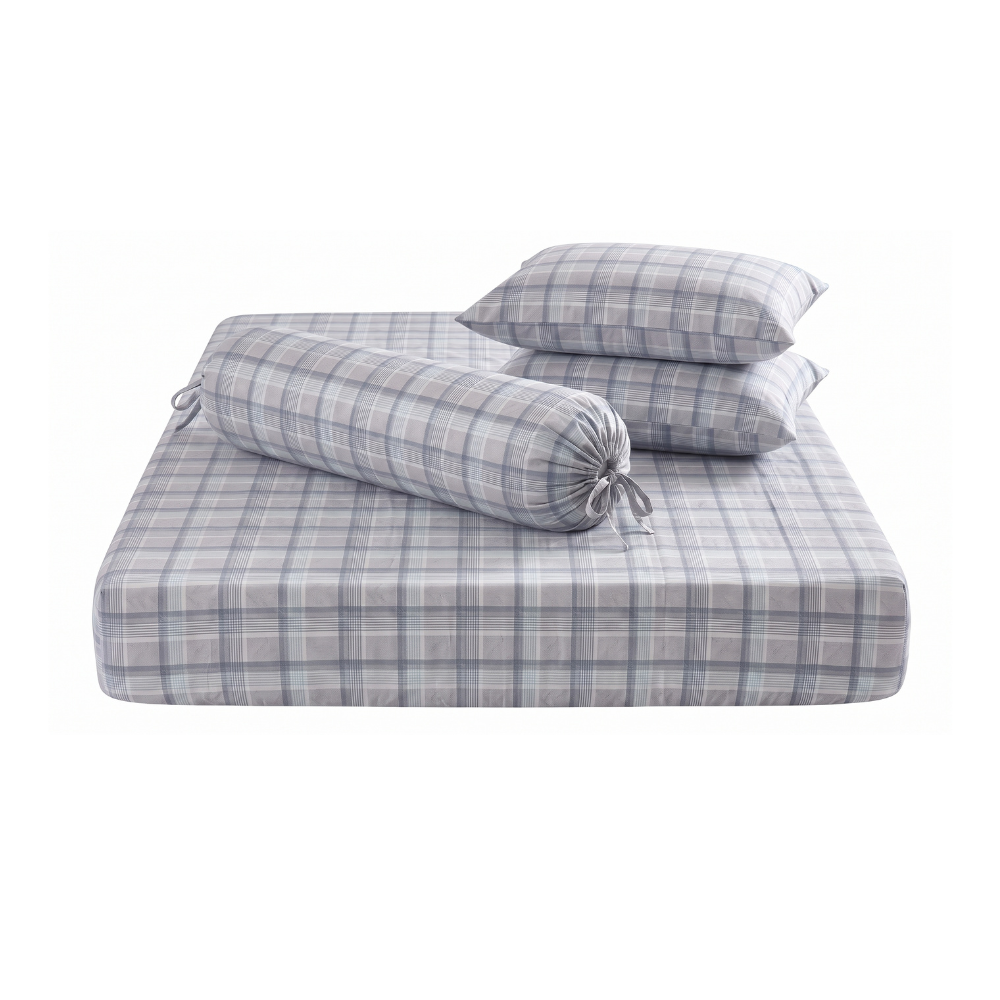 Inspire Wilma 100% Cotton Fitted Sheet Set