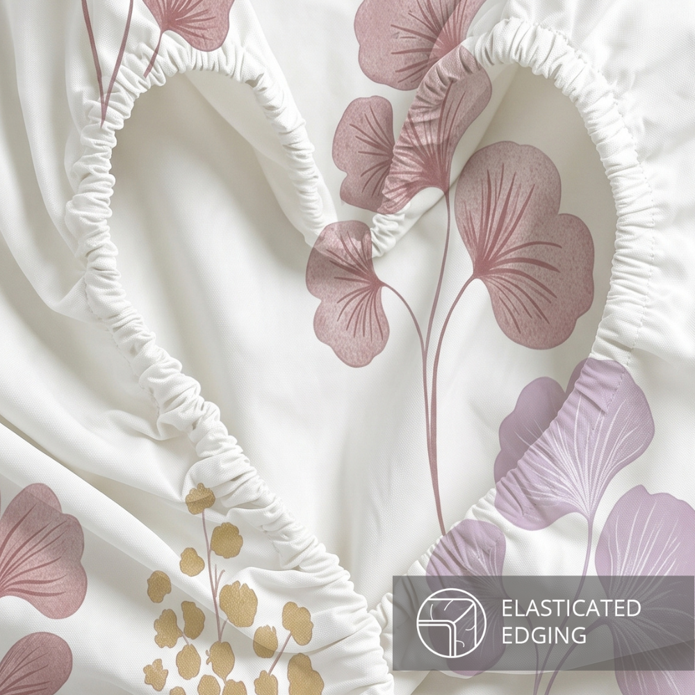 Inspire Raeanna 100% Cotton Fitted Sheet Set