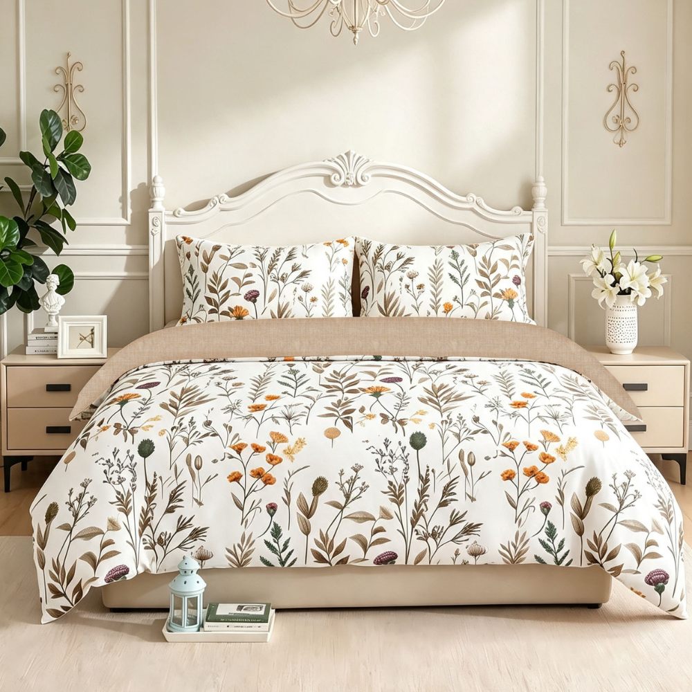 Relax Lupine Quilt Cover Set