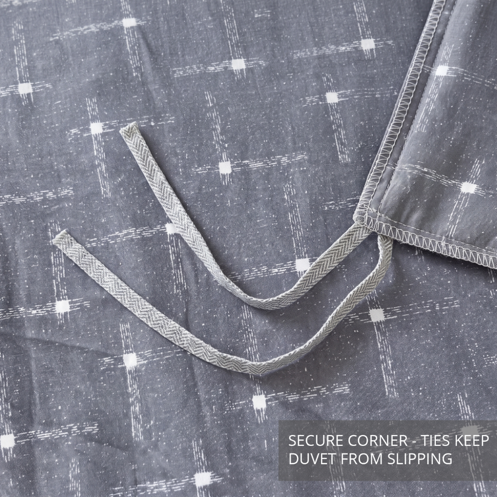 Inspire Ford 100% Cotton Quilt Cover Set
