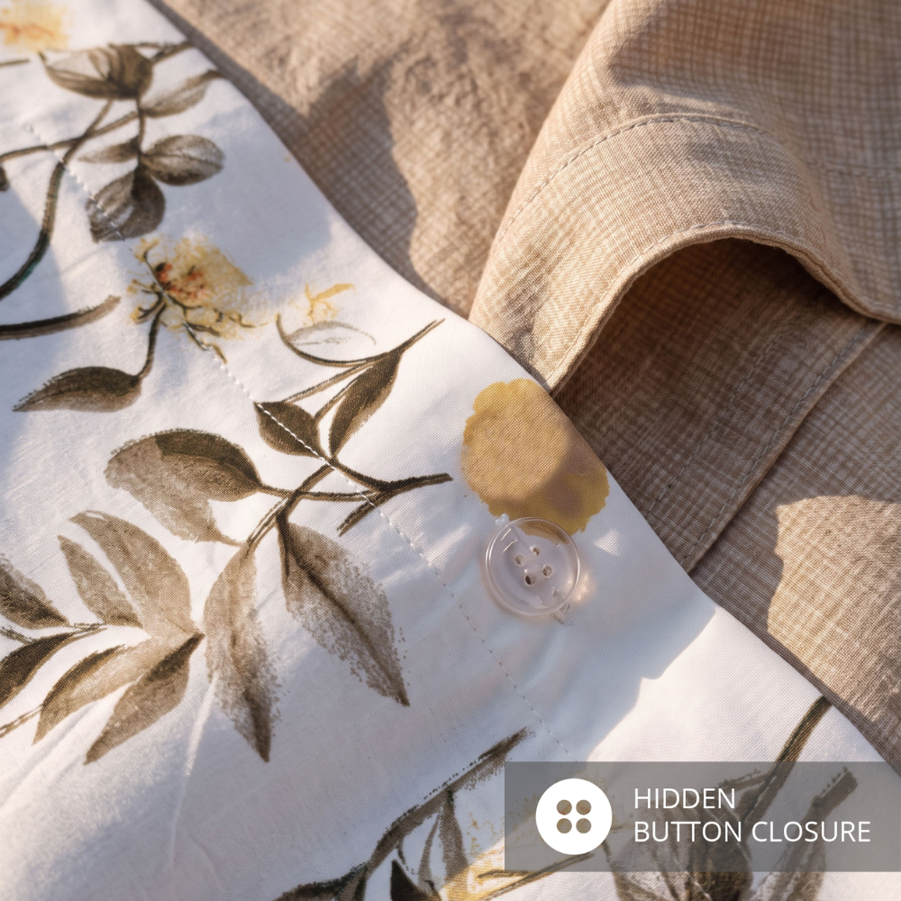 Relax Lupine Quilt Cover Set