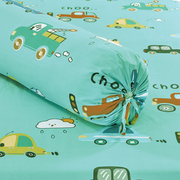 Aussino Kids Vroomy 100% Cotton Fitted Sheet Set
