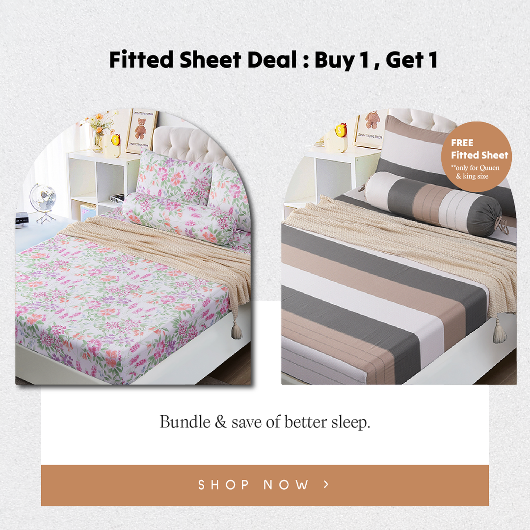 ⚡FLASH SALE⚡ Mega Bundle Deal - Contempo Gracie 100% Cotton Fitted Sheet Set