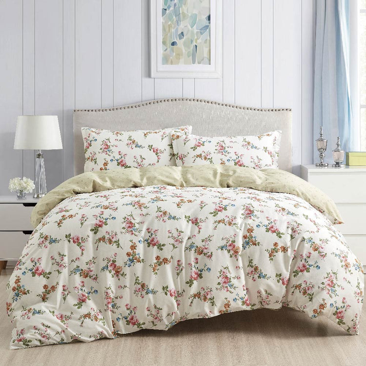 Contempo Imogen 100% Cotton Quilt Cover Set - Aussino Malaysia