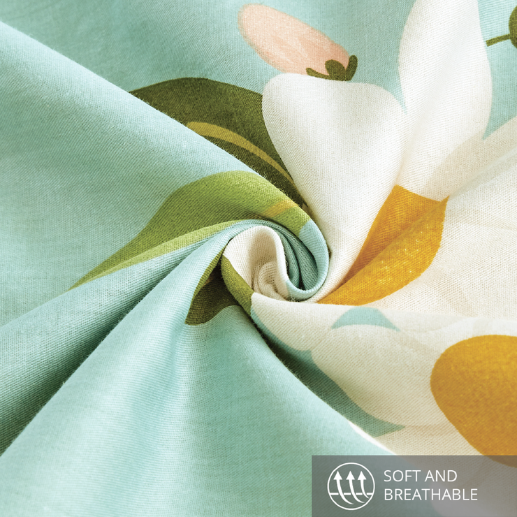 Inspire Juna 100% Cotton Quilt Cover Set