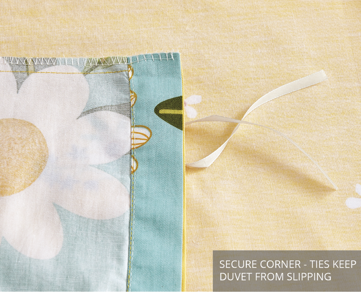 Inspire Juna 100% Cotton Quilt Cover Set