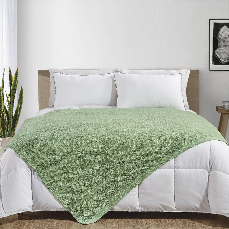 100% Cotton Leno Weave Thermal Blanket
