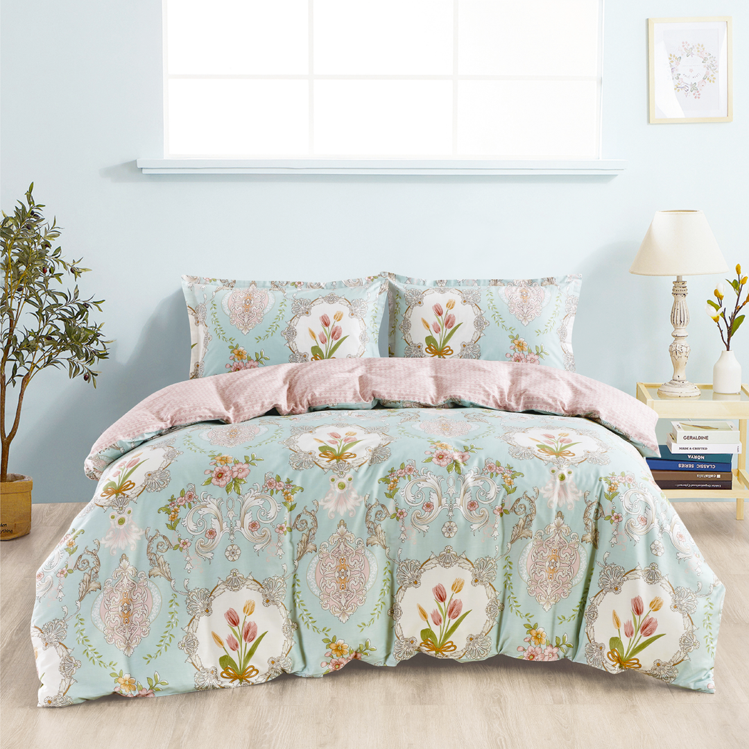 Contempo Lullabay 100% Cotton Quilt Cover Set ⚡FLASH SALE ⚡