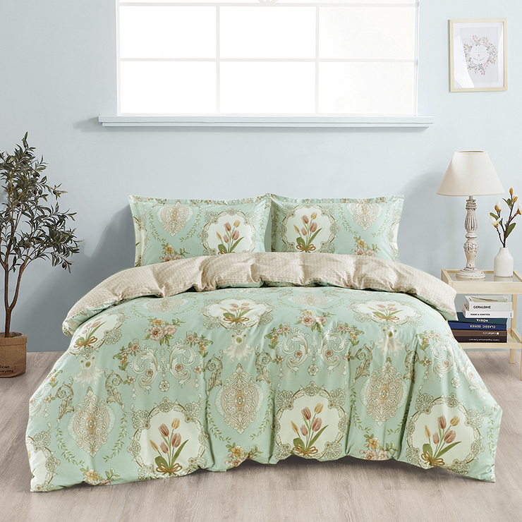 Contempo Lullabay 100% Cotton Quilt Cover Set