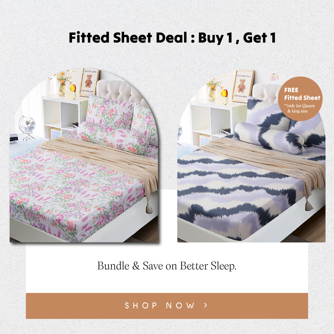 ⚡FLASH SALE⚡ Mega Bundle Deal - Contempo Gracie 100% Cotton Fitted Sheet Set