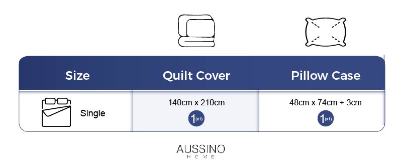 Aussino Kids Cosmos 100% Cotton Quilt Cover Set