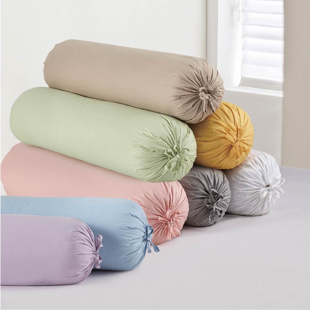 100% Cotton Solid Colored 800 Threadcount Bolster Cases