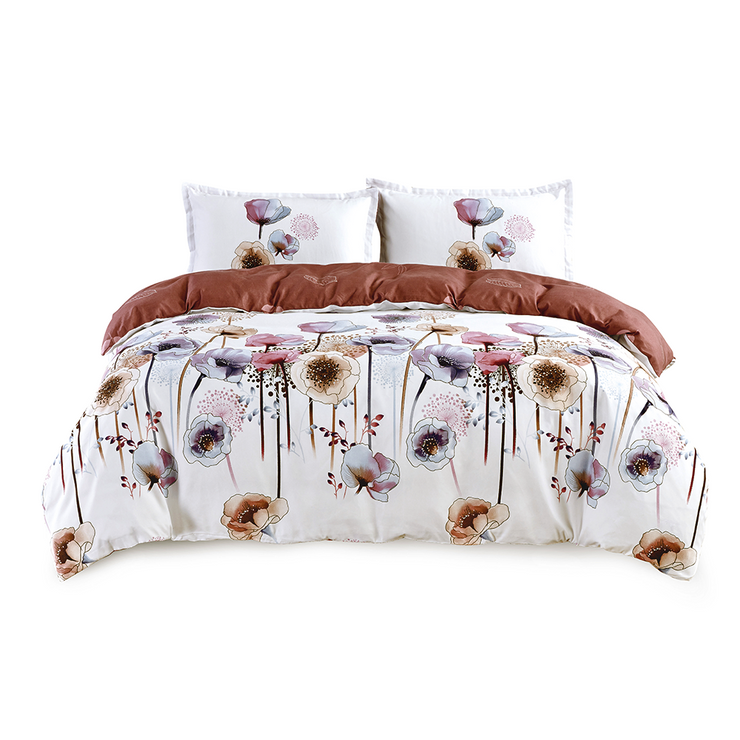 Relax Poppy Quilt Cover Set