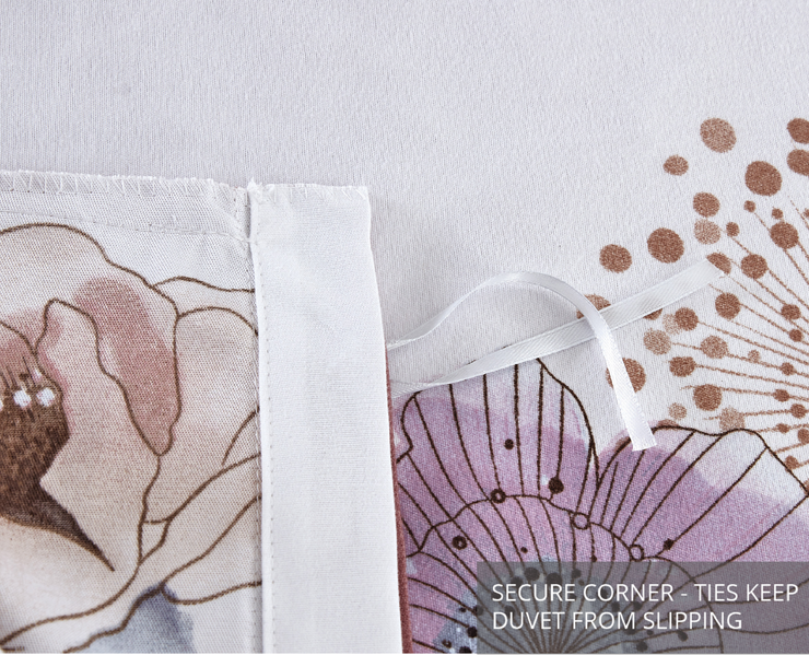 Relax Poppy Quilt Cover Set