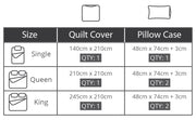 Contempo Lullabay 100% Cotton Quilt Cover Set