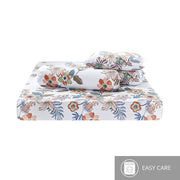 Contempo Sara 100% Cotton Fitted Sheet Set