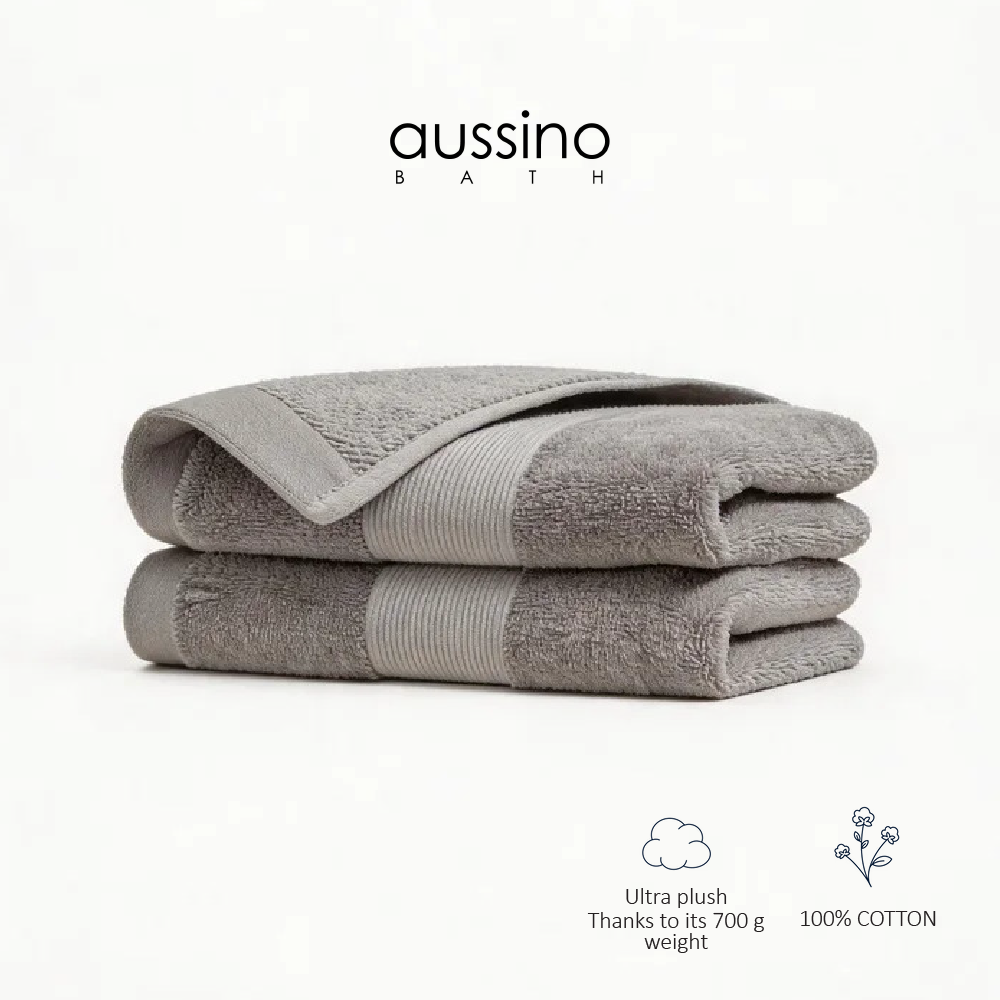 Hotel Collection 100% Cotton 2pcs Bath Towel Set