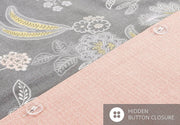 Contempo Wallis 100% Cotton Quilt Cover Set - Aussino Singapore