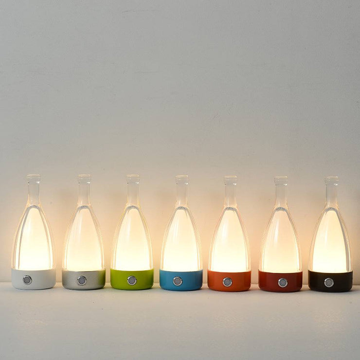 Portable Chargeable LED Bottle Decorative Night Light - Aussino Singapore