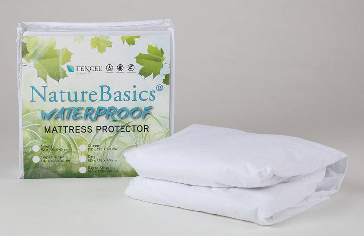 NB Tencel Fitted Waterproof Mattress Protector - Aussino Singapore