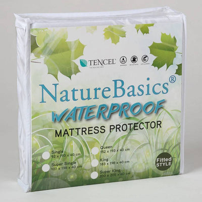 NB Tencel Fitted Waterproof Mattress Protector - Aussino Singapore